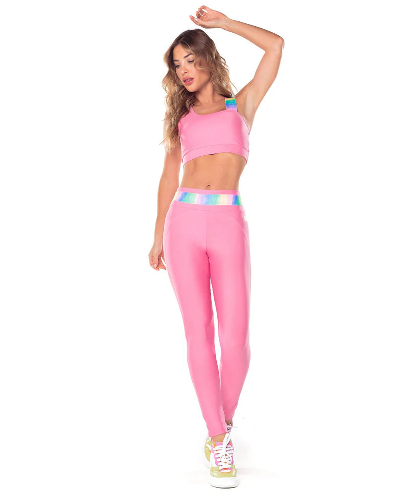Top + Legging Rosa